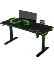 Birou pentru gaming Ultradesk - Force, verde