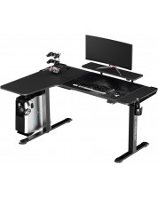 Birou pentru gaming Ultradesk - Winger, negru -1