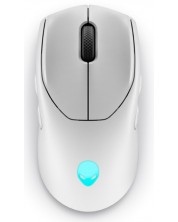 Mouse de gaming Alienware - AW720M, optic, wireless, Lunar Light