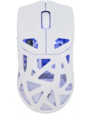 Mouse de gaming White Shark - Dagonet, optic , fără fir , alba