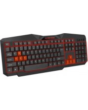 Tastatură gaming Esperanza - Tirions EGK201, iluminare de fundal roșie, neagră - imagine 1