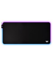 Mouse pad gaming Thermaltake - Level 20 RGB Extended, XXL, moale, negru -1