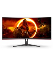 Gaming monitor  AOC - CU34G2XE/BK, 34'', UWQHD, 144Hz, VA, Curved, negru 