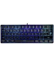 Tastatură gaming SureFire - KingPin X1 60%, RGB, neagră -1