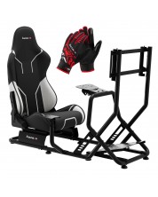 Scaun gaming Huzaro - Speed 6.0, negru/gri