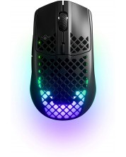 Mouse gaming SteelSeries - Aerox 3, optic, wireless, negru