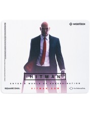 Mouse pad pentru jocuri SQUARE ENIX - Heathside Hitman, S, alb 