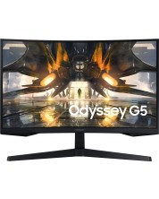 Monitor de jocuri Samsung - Odyssey G55A, 27'', 165Hz, 1ms, FreeSync, Curved -1