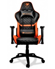 Scaun gaming COUGAR - Armor One, negru/portocaliu