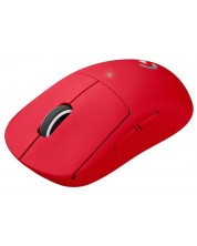 Mouse gaming Logitech PRO X - Superlight 2 SE, wireless, roșie - imagine 1