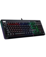 Tastatură gaming Thermaltake - Level 20, Cherry Blue Switch, RGB, neagră -1