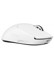 Mouse de gaming Logitech - G Pro X Superlight 2, fără fir, alb