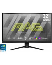 Gaming monitor  MSI - MAG 325CQRXF, 31.5'', WQHD, VA, 240Hz, 1ms, -1