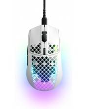 Mouse gaming SteelSeries - Aerox 3 (2022), optic, alb