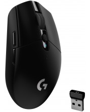 Mouse gaming Logitech - G305 Lightspeed, optic, negru