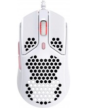 Mouse gaming  HyperX - Pulsefire Haste, optic, alb/roz 