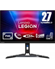 Monitor gaming Lenovo - Legion R27i-30, 27'', 165Hz, 0.5 ms, FreeSync -1