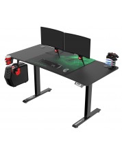 Birou de gaming Ultradesk - Level V2, verde