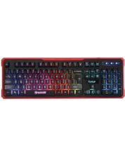 Tastatură gaming Marvo - K629G, neagră/roşie -1