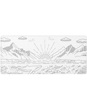 Mousepad gaming Dark Project – Terra Nostra, XL, moale, alb