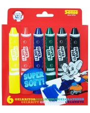 Set de creioane cu gel Sense - 6 bucăți, standard  -1