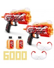 Gel blaster Zuru X-Shot Hyper Gel - Stinger, set de 2 bucăți, cu 6000 bile de gel