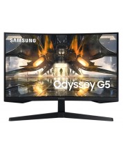 Monitor gaming Samsung - 27AG550A, 27", 165Hz, 1ms, curbat, negru -1