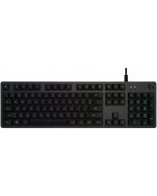 Tastatură gaming Logitech - G512 Carbon, GX Blue Clicky, neagră -1