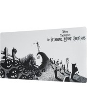 Mouse pad gaming Grupo Erik - The nightmare before Christmas, XL, moale, gri -1