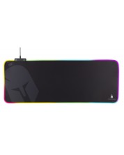 Mouse pad de gaming Spartan Gear - Ares RGB, XXL, negru -1