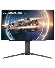 Monitor LG pentru jocuri - 27GR95QE-B, 26.5'', QHD, 240Hz, 0.03ms, negru