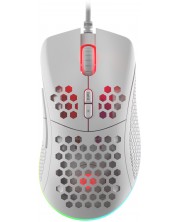 Mouse gaming Genesis - Krypton 555, optic, alb