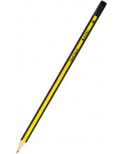 Creion grafit Adel School - 2B, cu gumă -1