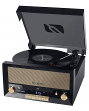 Gramofon Muse - MT-110 B, semi-automat, negru - imagine 1