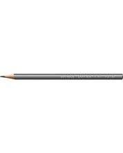 Creion de grafit Caran d'Ache Grafwood - 3В, culoare argintie