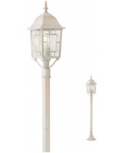 Lampă pentru grădină Smarter - Melton 9711, IP44, E27, 1x42W, alb antic -1