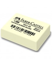 Radiera pentru creion Faber-Castell - 7041-40, alb -1