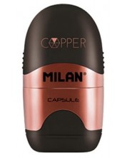 Radiera cu ascutitoare Milan - Copper, sortiment