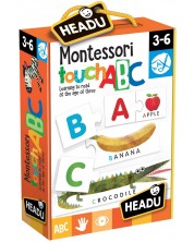 Joc educativ Headu Montessori - Atinge si recunoaste litera -1