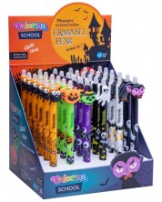 Pix și gumă de șters Colorino School - Halloween, asortiment