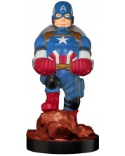 Holder EXG Cable Guy Marvel - Captain America, 20 cm -1