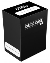 Cutie pentru carti de joc Ultimate Guard Deck Case 80+ Standard Size Black -1
