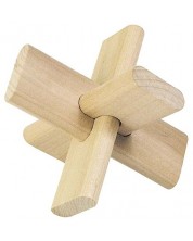 Puzzle logic din lemn Goki - Cruce magica -1