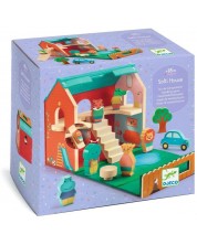 Set de joacă Djeco - Casă din lemn Softi House - imagine 1