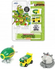 Set joc Jada Toys -  Teenage Mutant Ninja Turtles, 3 nano mașini -1