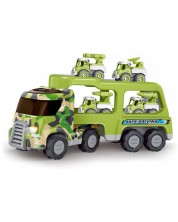 Camion militar de jucărie Sonne - Milly, cu cărucioare 