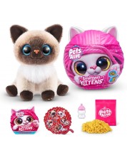 Set de jucării Zuru Pets Alive Smitten Kittens - Surpriză cu pisică și accesorii, asortiment -1