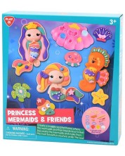 Set de joacă din plastilină PlayGo - Prințese, sirene și prieteni -1