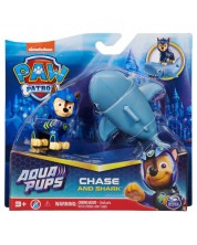 Set de joacă Spin Master Paw Patrol - Aqua Chase cu rechinul