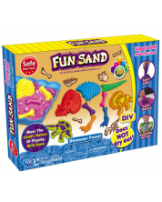 Set de joc Fun Sand - Nisip cinematic, schelet de dinozaur -1